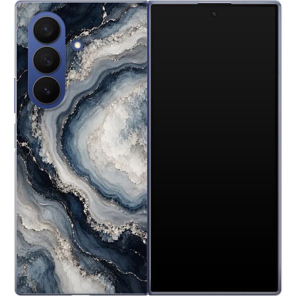 Kompatibelt Mobildeksel til Samsung Galaxy Z Fold7 Nattagat blå
