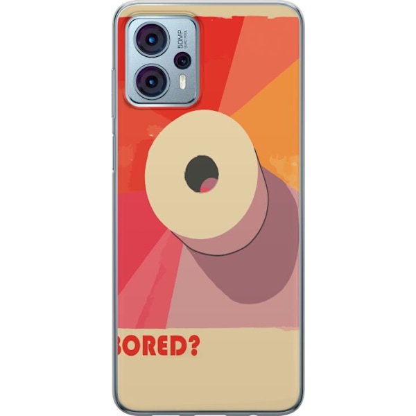 Motorola Moto G23 Läpinäkyvä kuori Tylsä Rulla