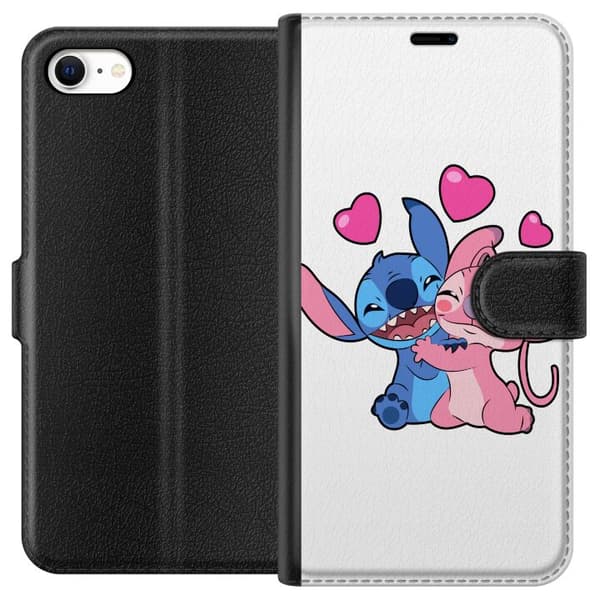 Kompatibel Tegnebogsetui til Apple iPhone 6 Lilo & Stitch
