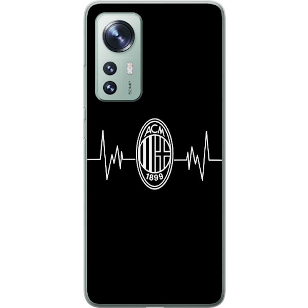 Xiaomi 12 Läpinäkyvä kuori AC Milan