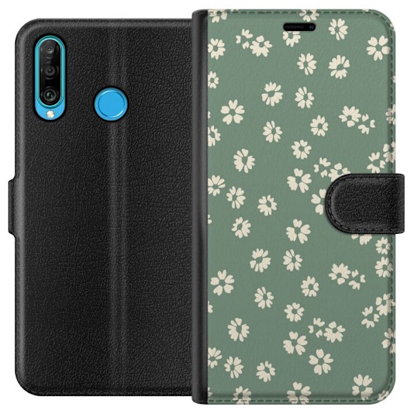 Huawei P30 lite Plånboksfodral Blomsterdröm – färgglatt blommönster