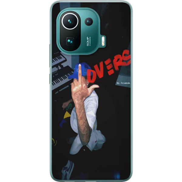 Xiaomi Mi 11 Pro Genomskinligt Skal Lovers Mystical Romance Kärlek Mystik Design Romantiskt Motiv Populärt Grafiskt Mönster Fashion Stil