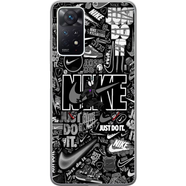 Xiaomi Redmi Note 11 Pro Läpinäkyvä kuori Nike