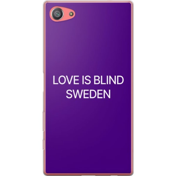 Sony Xperia Z5 Compact Gennemsigtig cover Kærlighed er Blind