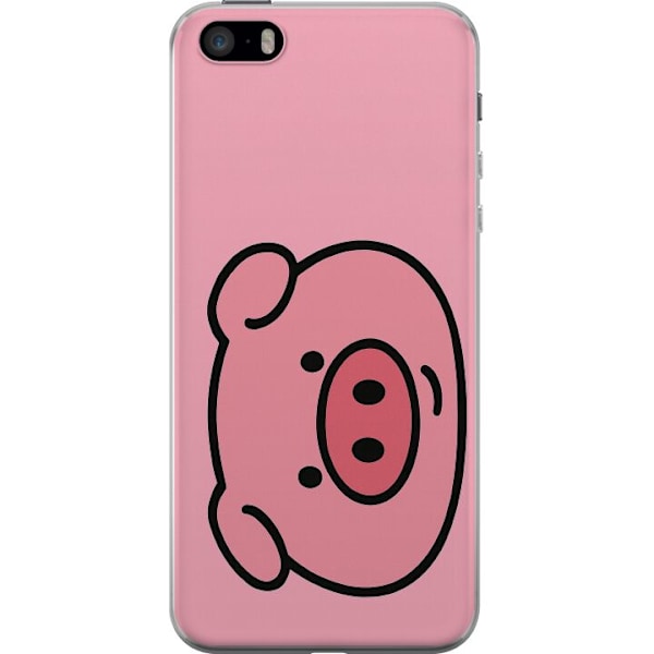Apple iPhone SE (2016) Genomskinligt Skal Kawaii Piggy