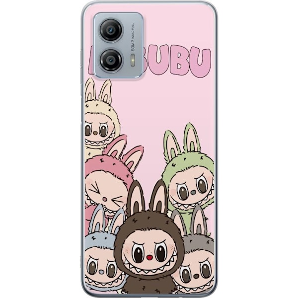 Motorola Moto G53 Läpinäkyvä kuori Labubu Classics