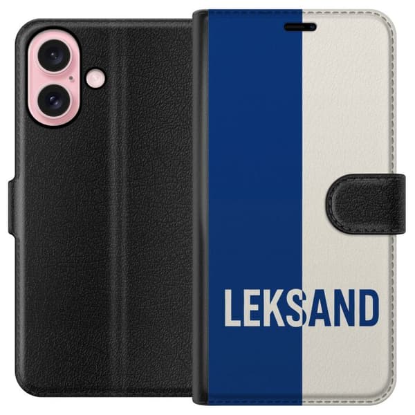 Kompatibelt Plånboksfodral till Apple iPhone 16 Leksand