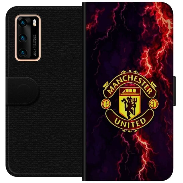 Huawei P40 Lompakkokotelo Manchester United