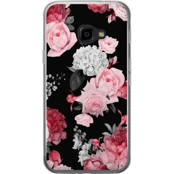 Samsung Galaxy Xcover 4 Gennemsigtig cover Floral Blomst