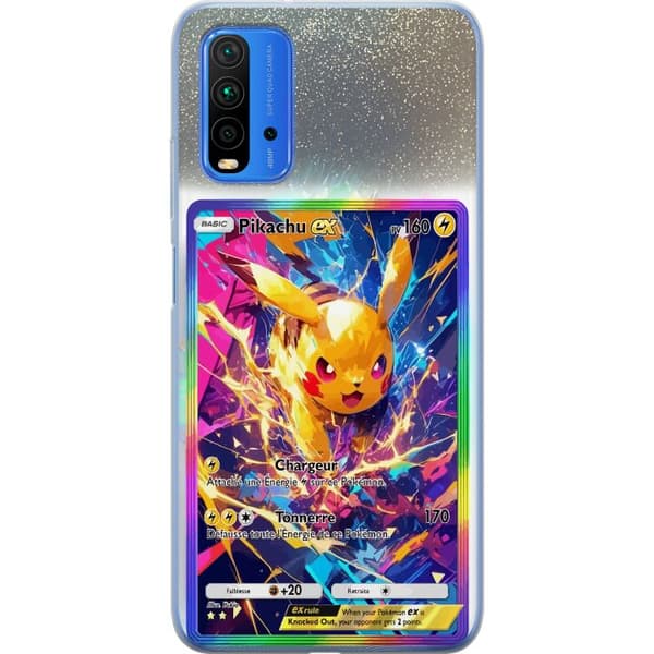 Kompatibelt Mobildeksel til Xiaomi Redmi Note 9 4G Pikachu gul