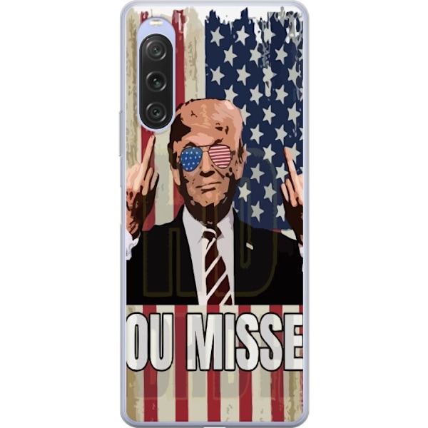 Sony Xperia 10 V Gennemsigtig cover Trump