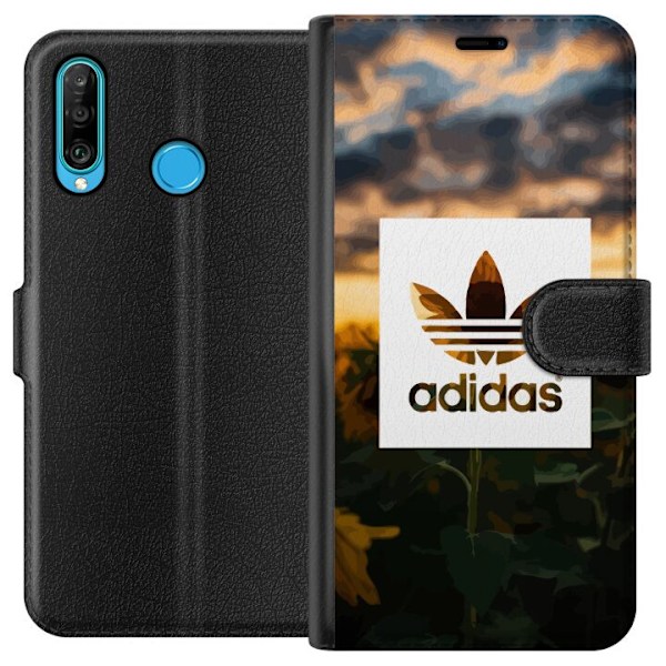 Huawei P30 lite Tegnebogsetui Adidas