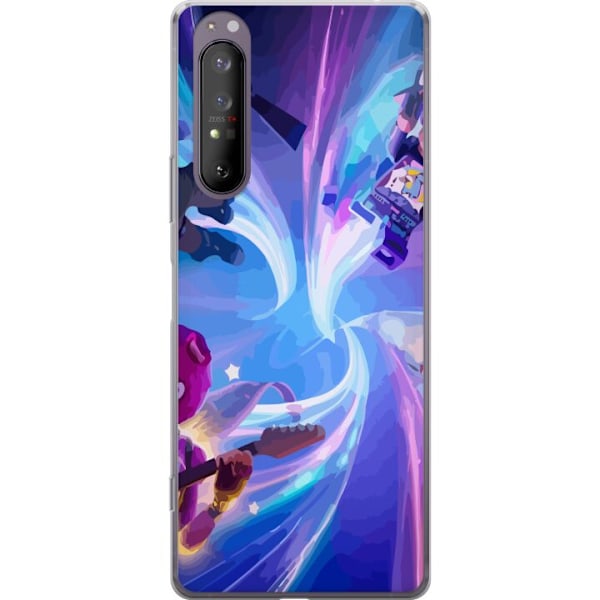 Sony Xperia 1 II Läpinäkyvä kuori Fortnite