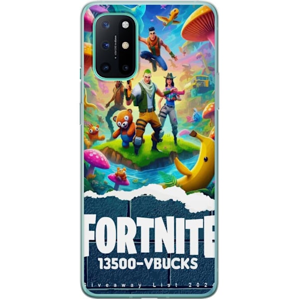 OnePlus 8T Läpinäkyvä kuori Fortnite