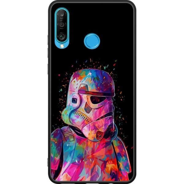 Huawei P30 lite Sort cover Star Wars Stormtrooper