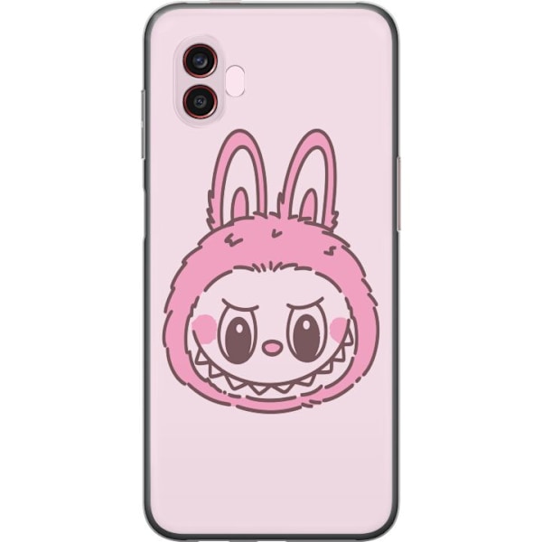 Samsung Galaxy Xcover6 Pro Gennemsigtig cover Labubu Dyrekreds