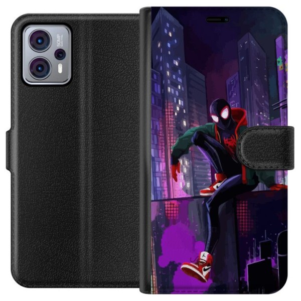 Motorola Moto G23 Lompakkokotelo Fortnite - Spider-Man