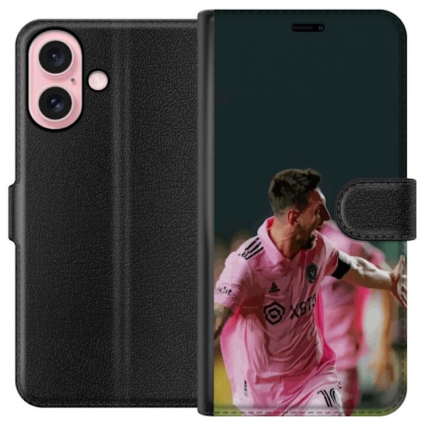 Apple iPhone 16 Tegnebogsetui Lionel Messi