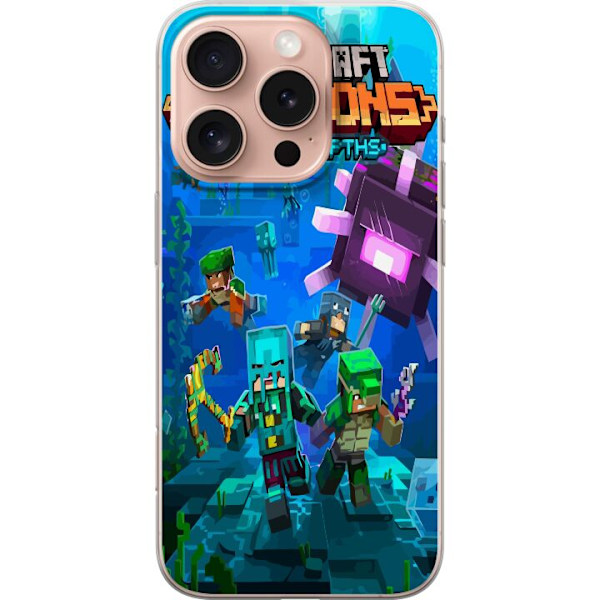 Apple iPhone 16 Pro Gjennomsiktig deksel Minecraft