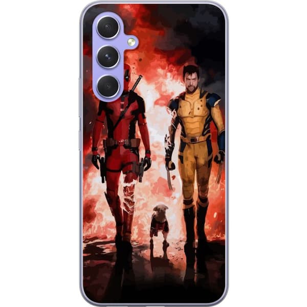 Kompatibel Mobilcover til Samsung Galaxy A54 Wolverine Deadpool