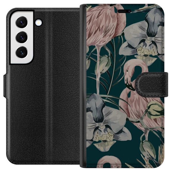 Samsung Galaxy S22 5G Tegnebogsetui Flamingo