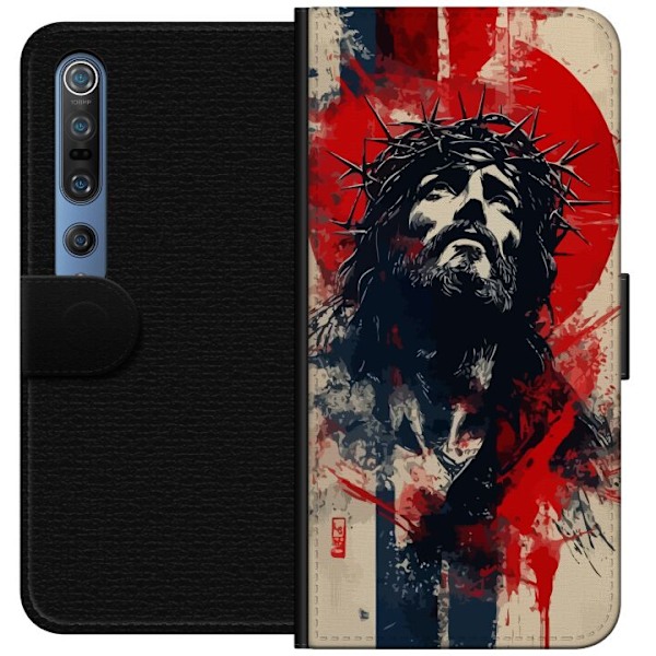 Xiaomi Mi 10 Pro 5G Plånboksfodral Jesus med kors – kristet