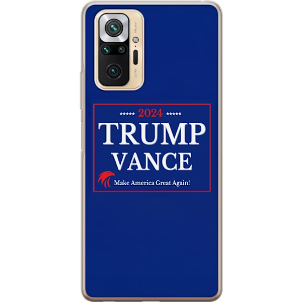 Xiaomi Redmi Note 10 Pro Gennemsigtig cover Trump | Vance 2024