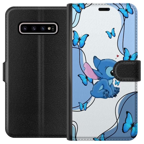 Kompatibelt Lommeboketui til Samsung Galaxy S10+ Strikk