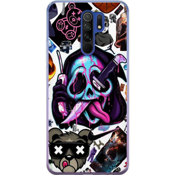 Xiaomi Redmi 9 Gennemsigtig cover Stickers