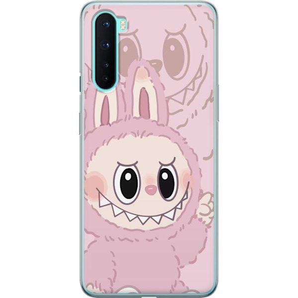 OnePlus Nord Läpinäkyvä kuori Labubu Floral Freak