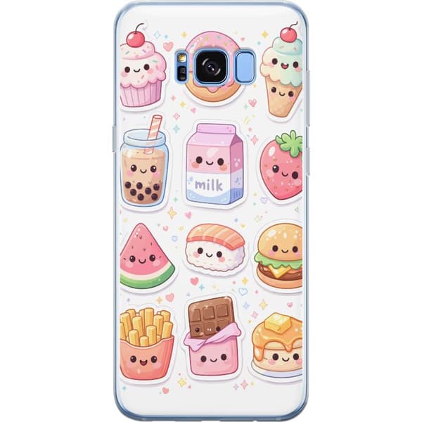 Kompatibelt Mobildeksel til Samsung Galaxy S8+ pixelmonster grön