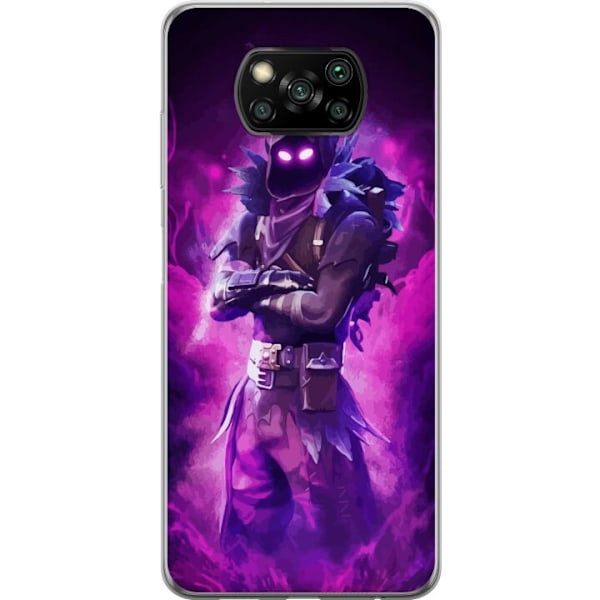 Xiaomi Poco X3 NFC Gennemsigtig cover Fortnite