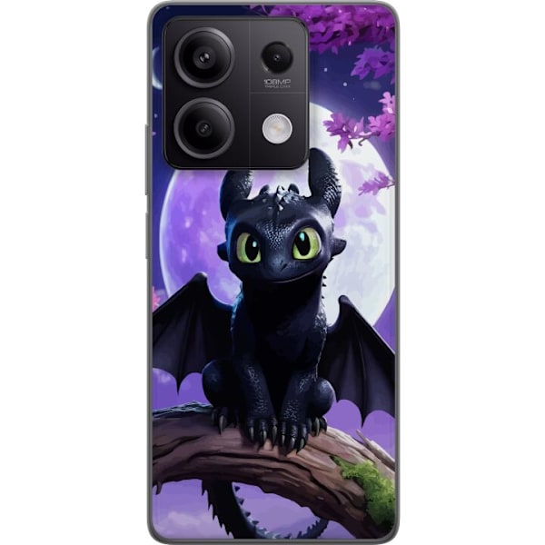 Xiaomi Redmi Note 13 Pro Genomskinligt Skal Draktränaren How to Train Your Dragon