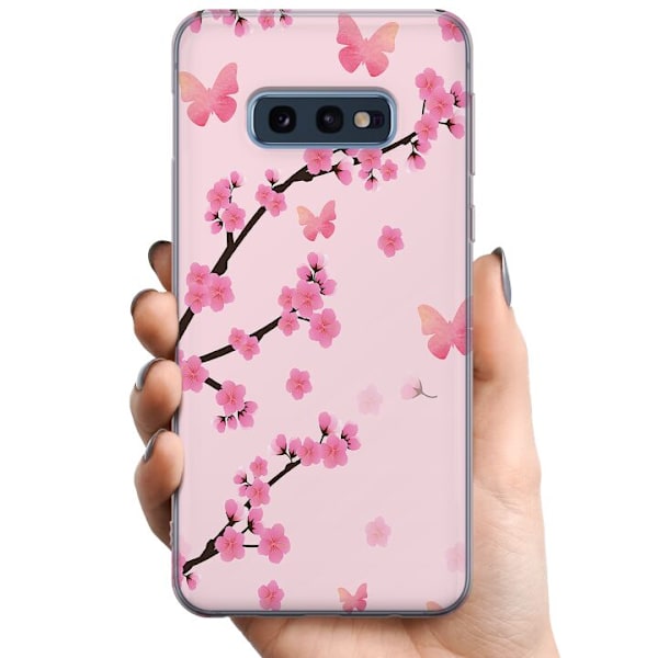 Samsung Galaxy S10e TPU Mobilskal Blommor