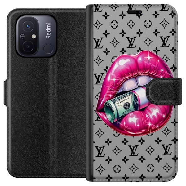 Xiaomi Redmi 12C Plånboksfodral LV Money Lip