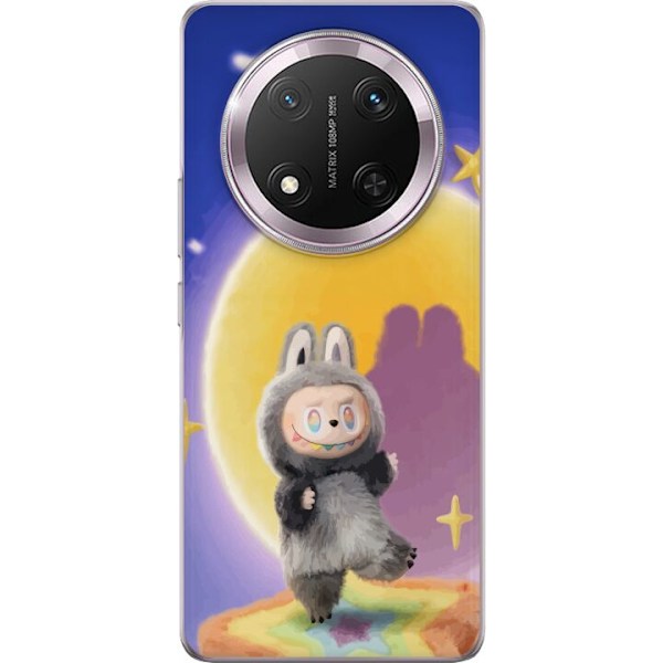 Honor Magic7 Lite Läpinäkyvä kuori Labubu Neon Pop - Neonväri pop-taiteen hirviö