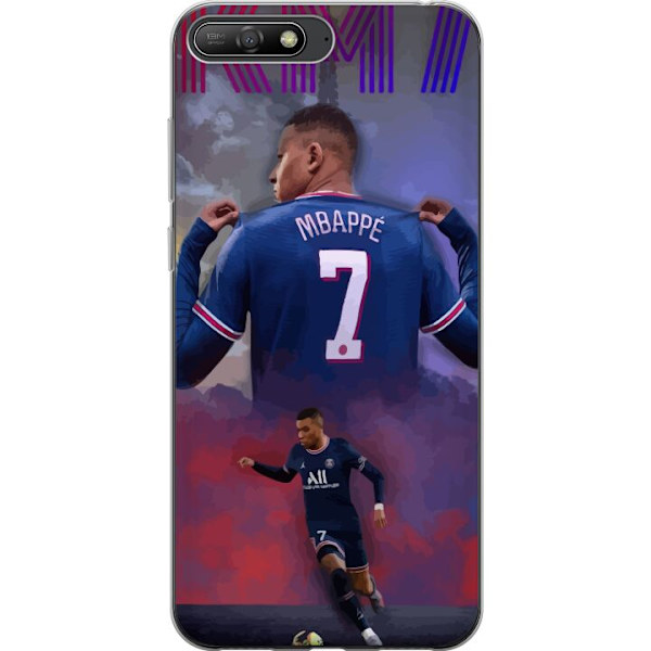 Huawei Y6 (2018) Läpinäkyvä kuori MAP Jalkapallo Design Graafinen Kuviointi Moderni Urheiluaihe Trendikäs Jalkapallo Suosittu Graafinen Tyyli Moti