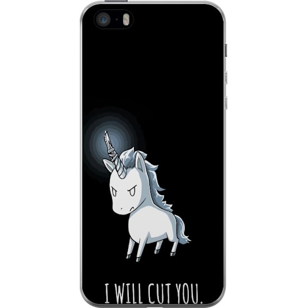 Apple iPhone SE (2016) Genomskinligt Skal Unicorn Cut You