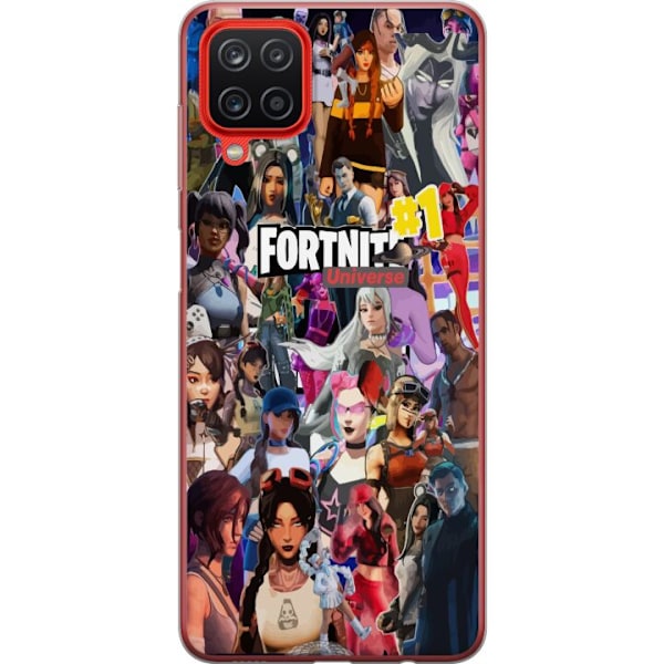 Samsung Galaxy A12 Gjennomsiktig deksel Fortnite