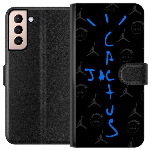 Kompatibelt Plånboksfodral till Samsung Galaxy S21 Cactus