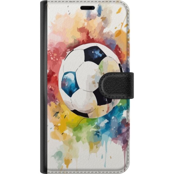 Apple iPhone XS Plånboksfodral Fotboll