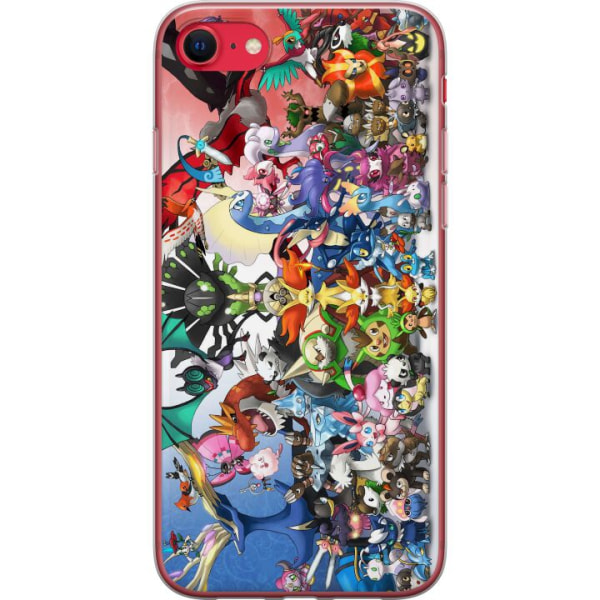 Apple iPhone SE (2020) Gennemsigtig cover Pokemon