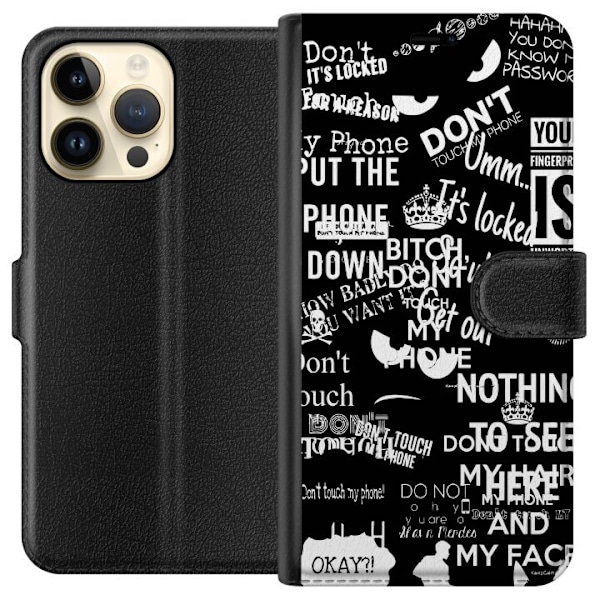 Apple iPhone 14 Pro Max Plånboksfodral Rör ej