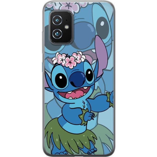 Asus Zenfone 8 Läpinäkyvä kuori Stitch tähtien alla - Taia