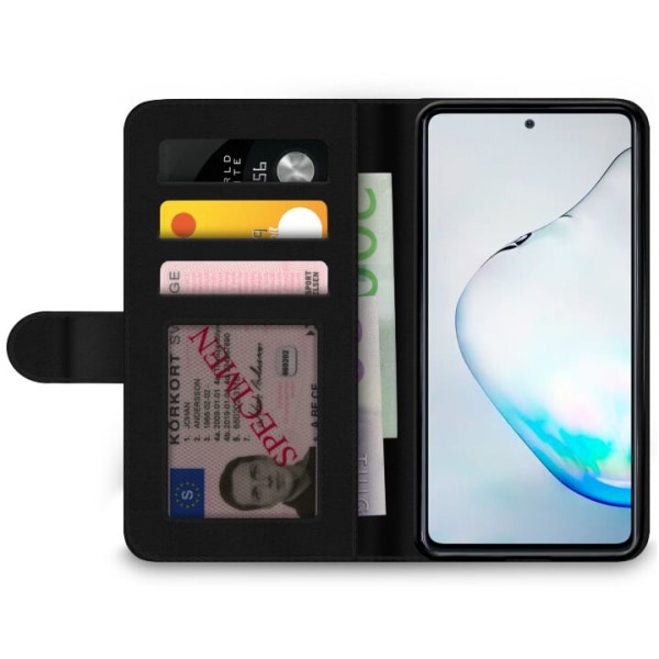 Samsung Galaxy Note10 Lite Plånboksfodral Färgglada tassar