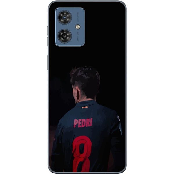 Motorola Moto G54 Gennemsigtig cover Pedri FC Barcelona Fodbol