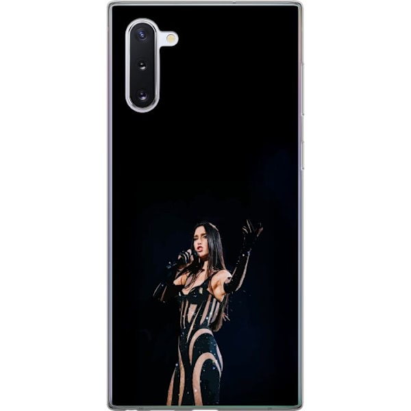 Samsung Galaxy Note10 Genomskinligt Skal Dua Lipa – Pop Star Aesthetic