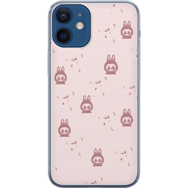 Apple iPhone 12 mini Läpinäkyvä kuori Labubu Neon Pop - Neo