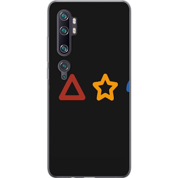 Xiaomi Mi Note 10 Pro Gennemsigtig cover Squid Game