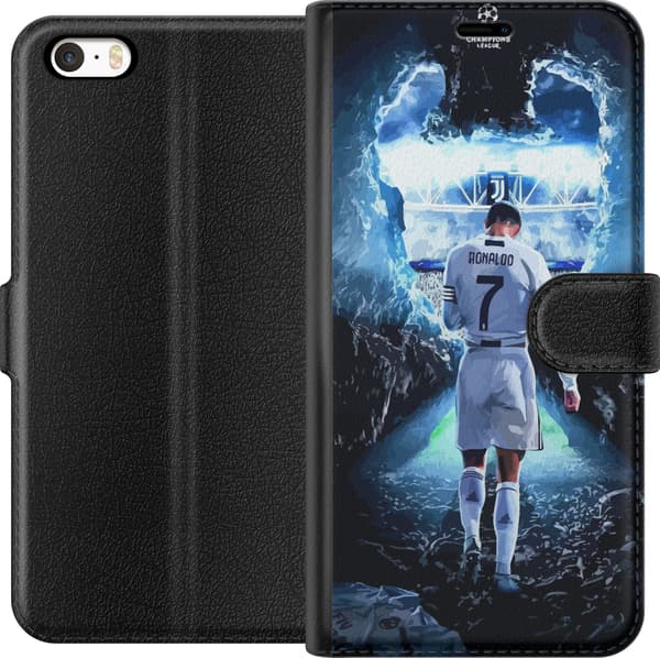 Kompatibelt Plånboksfodral till Apple iPhone SE (2016) Ronaldo
